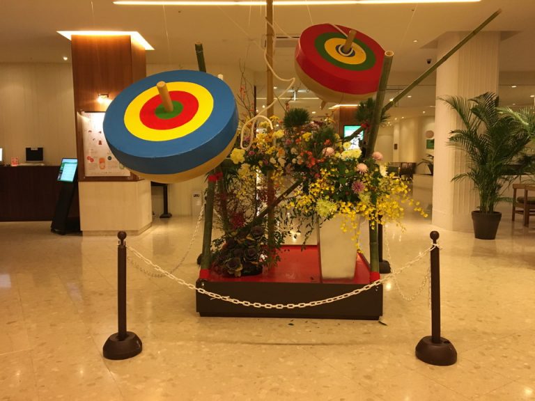 エントランス内観ー季節にあった飾りがなされていました