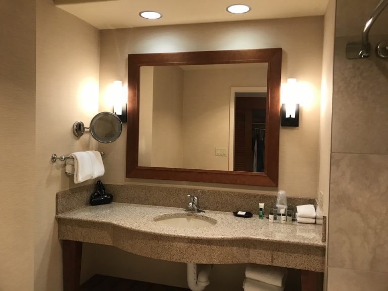 すっきりまとまった洗面台