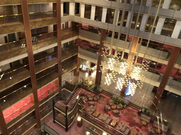 11階からみた吹き抜け