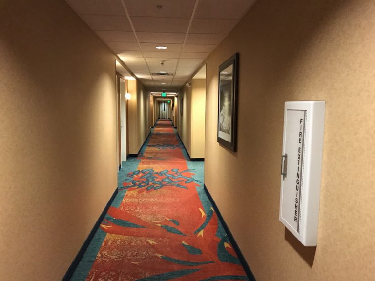 客室付近ろうか