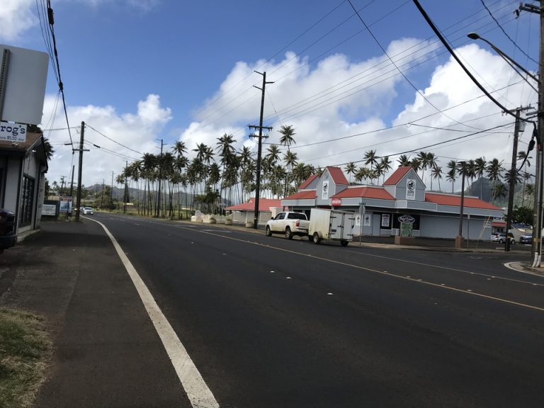 ホテル周辺車道