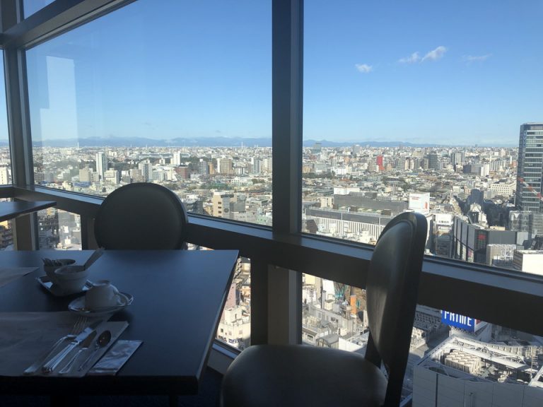 朝食会場からの眺望