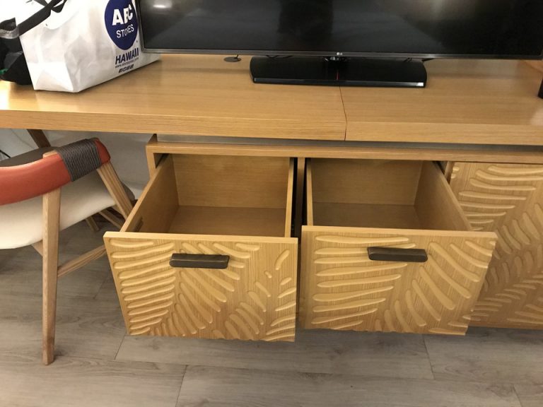 深さのある引き出し