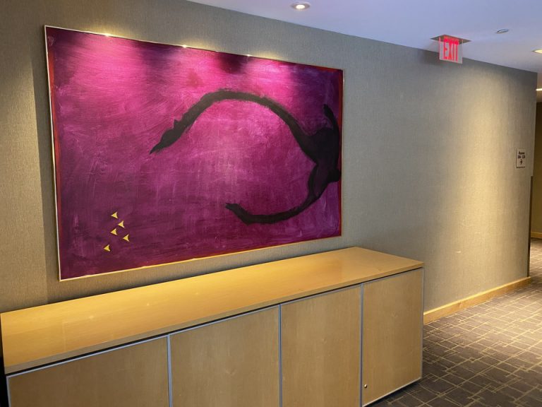 廊下に飾られていた絵