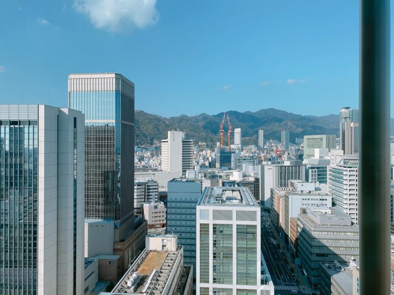 客室窓景色