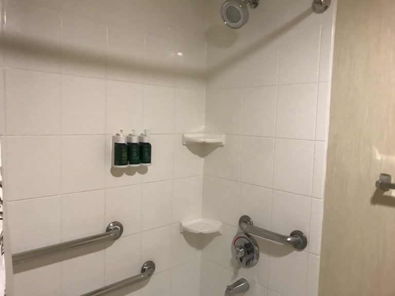 ハンディキャップルームだったので手すりが沢山ついていました