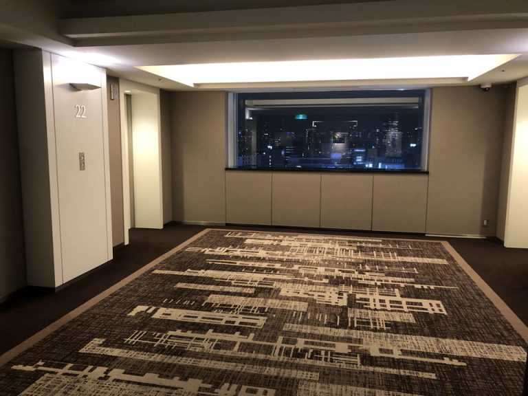 客室階エレベーターホール(2)