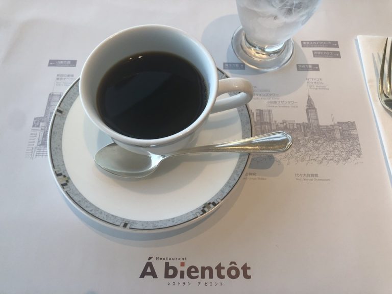 和定食でもコーヒーか紅茶を選べる