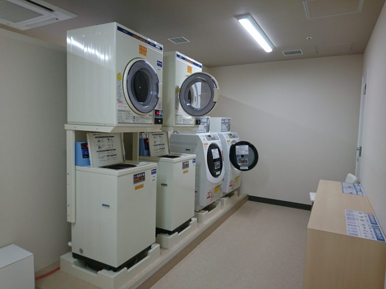 21階にコインランドリー