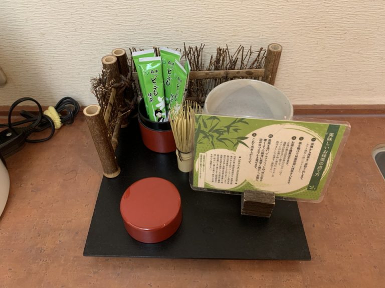 客室 抹茶セット