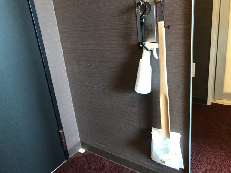 客室 ドア横にある