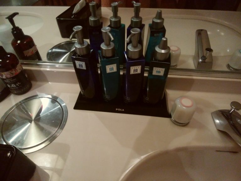 内風呂・露天共に同じタイプのアメニティーが設置されておりました