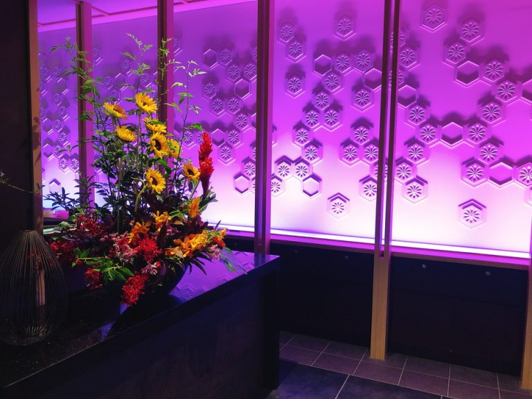 フロントのお花