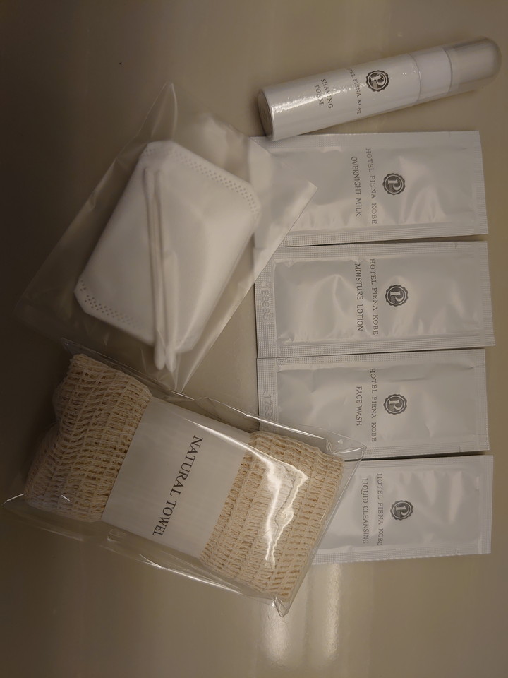 洗顔料などのアメニティ