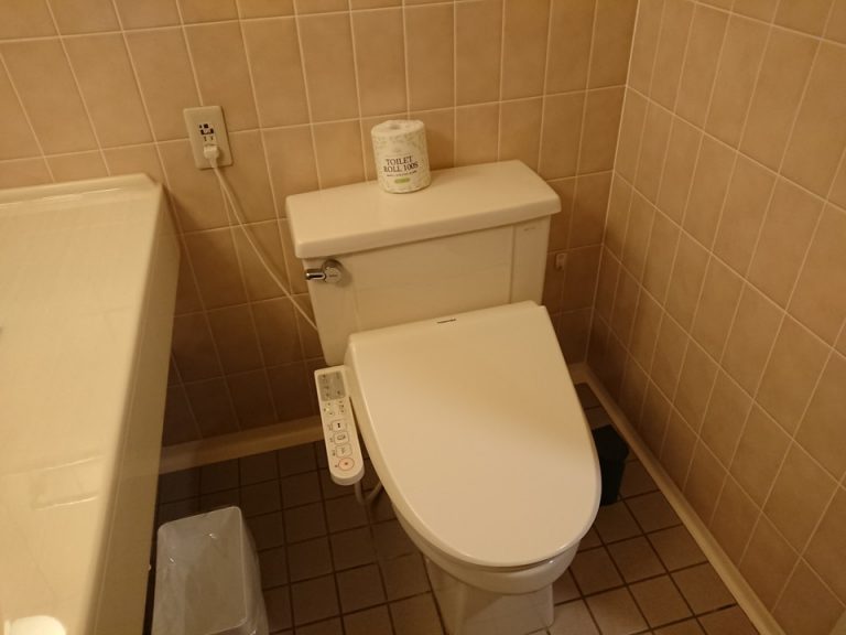 トイレはウォシュレット付きです