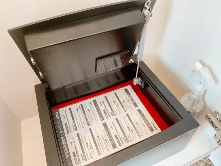 セーフティボックス扉開けた時