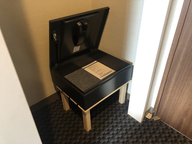 セーフティーボックス(開けた状態)