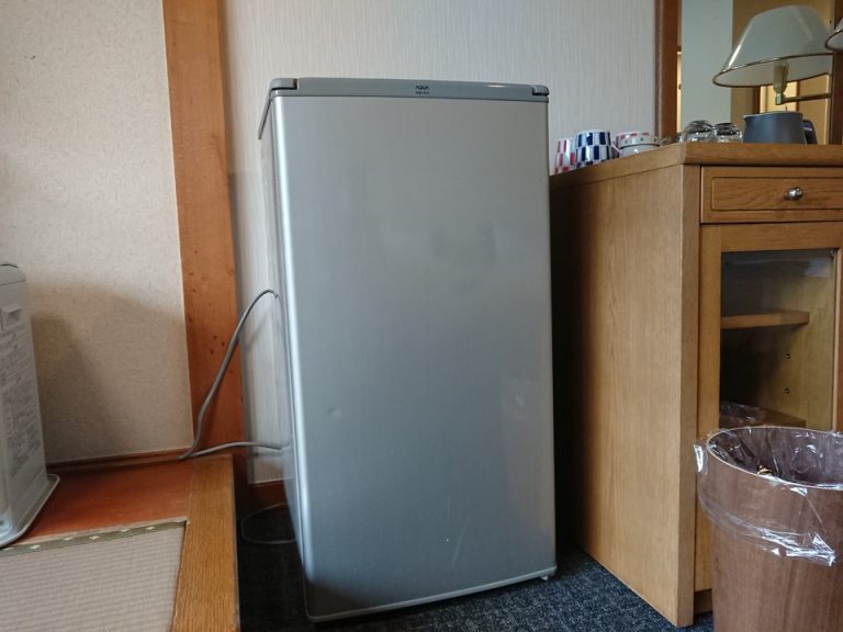 冷蔵庫は少し大きめのものが設置されています