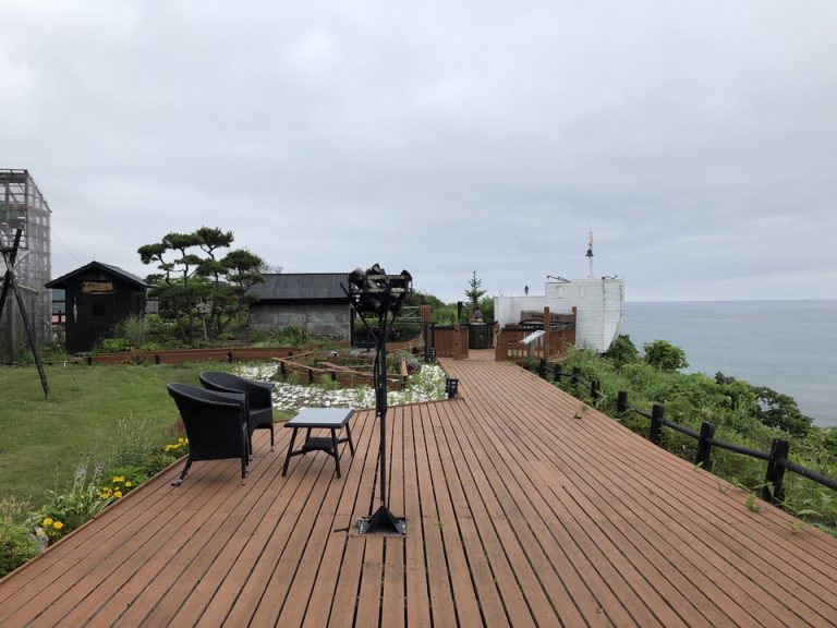 海が見えるテラス