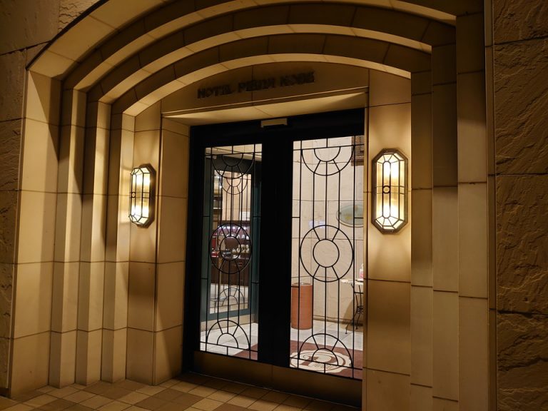 かわいらしい入口です