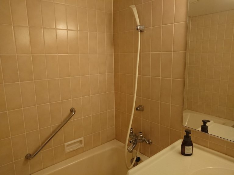 シャワーの水圧は十分でした