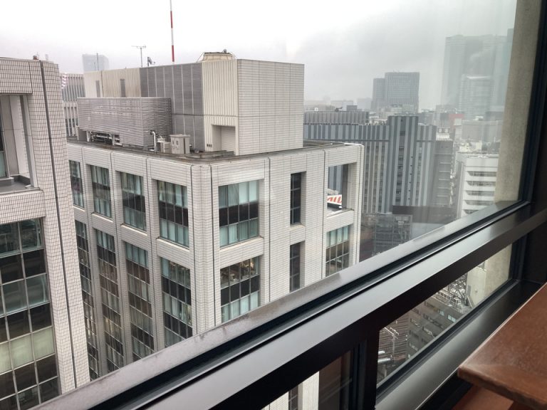 部屋からの眺望。