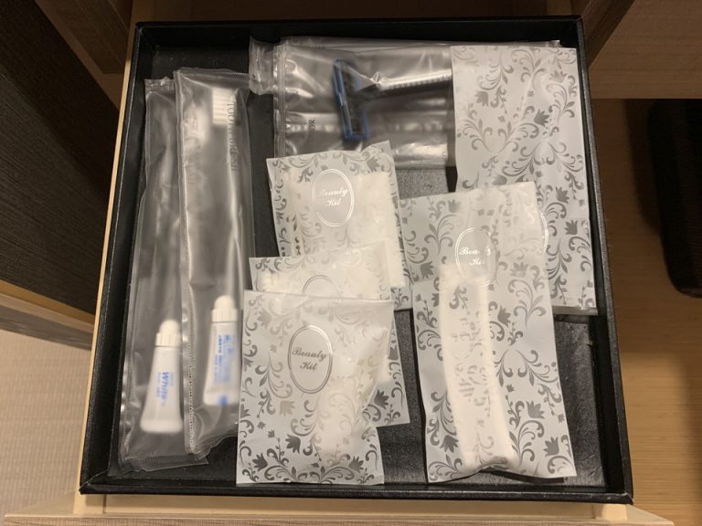 アメニティは最低限