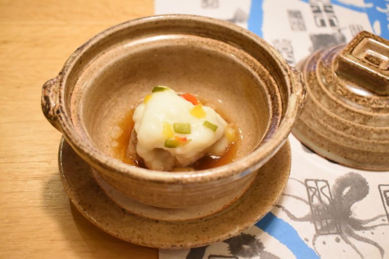 北海道産豚の角煮じゃが芋ソース掛け