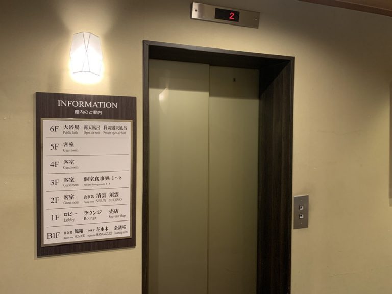 レトロなエレベーター