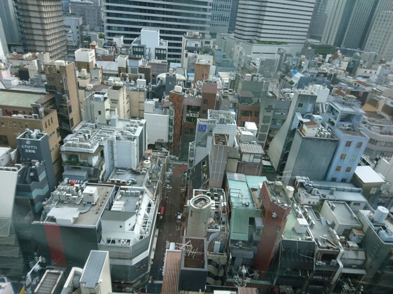 部屋からの眺望(北新地)