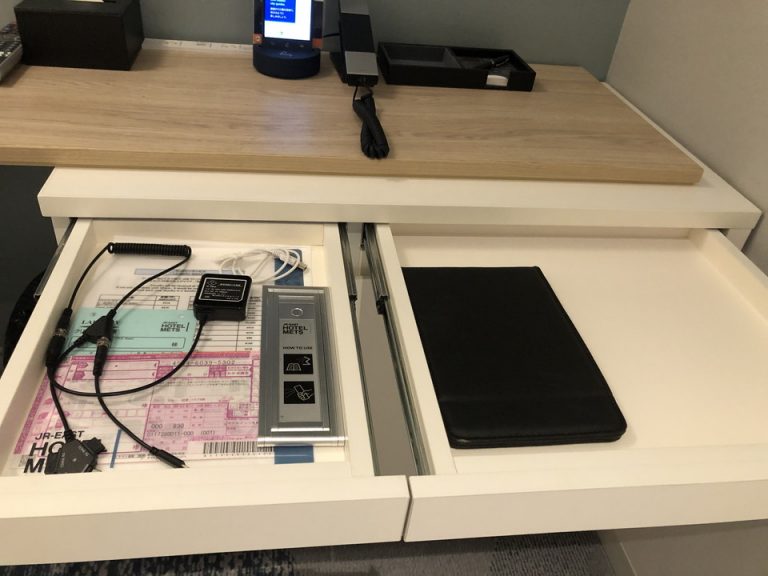 引き出しオープン状態