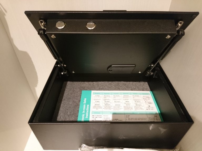 セーフティボックス(開けた状態)