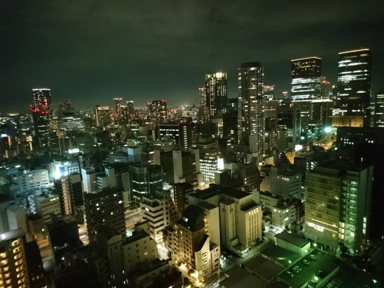 部屋からの眺望夜