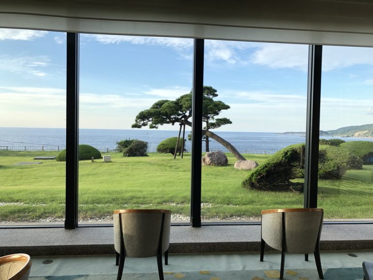 ロビーからの景色