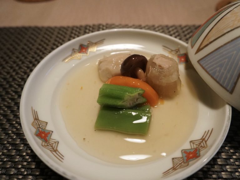 夕食(野菜の炊き合わせ)
