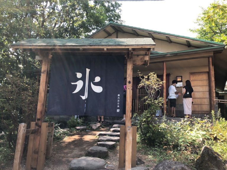 100日間限定のかき氷「森乃百日氷」