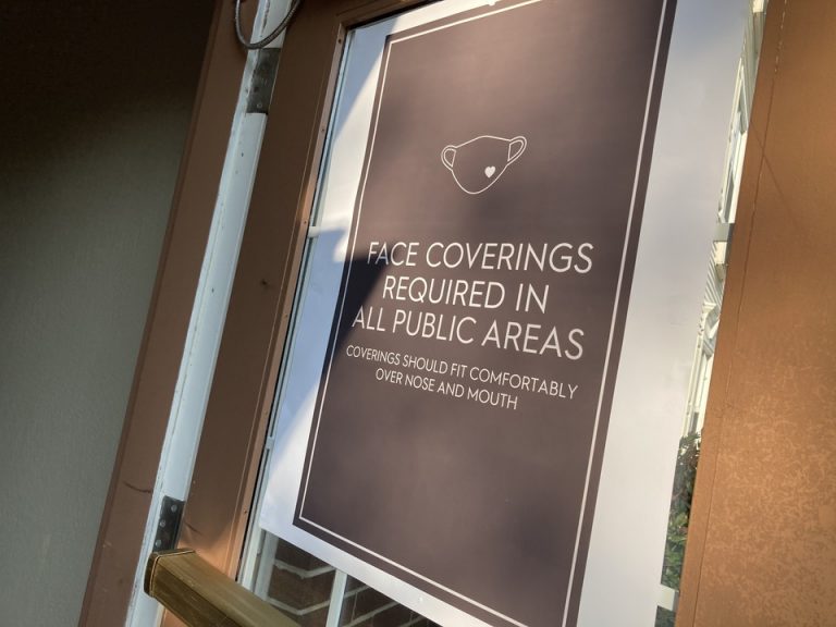 コロナ注意書き