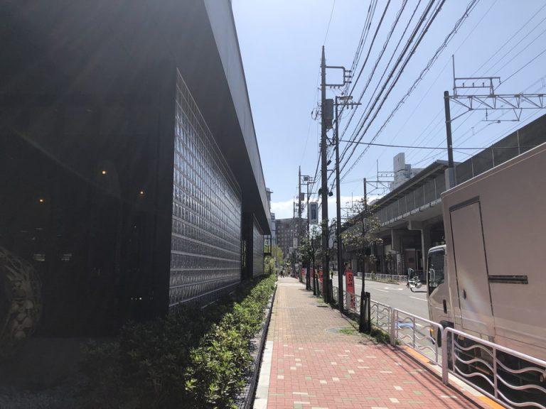 ホテルから潮見駅方向