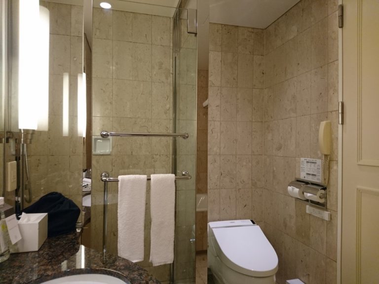 バスルーム内からシャワールーム方向