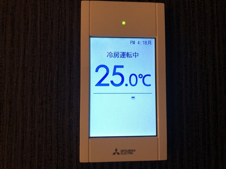 エアコン タッチパネル式