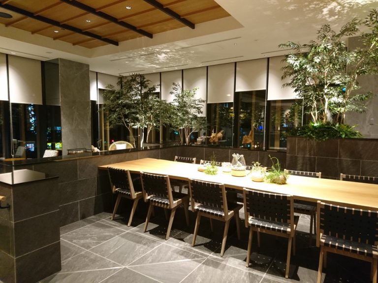 宿泊者専用ラウンジ「BLOOM」客席一部