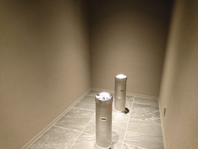 2階に喫煙コーナー