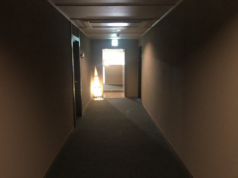 客室入り口付近廊下