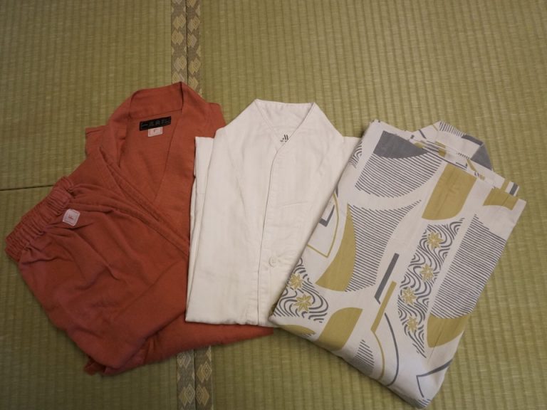 3種類の室内着