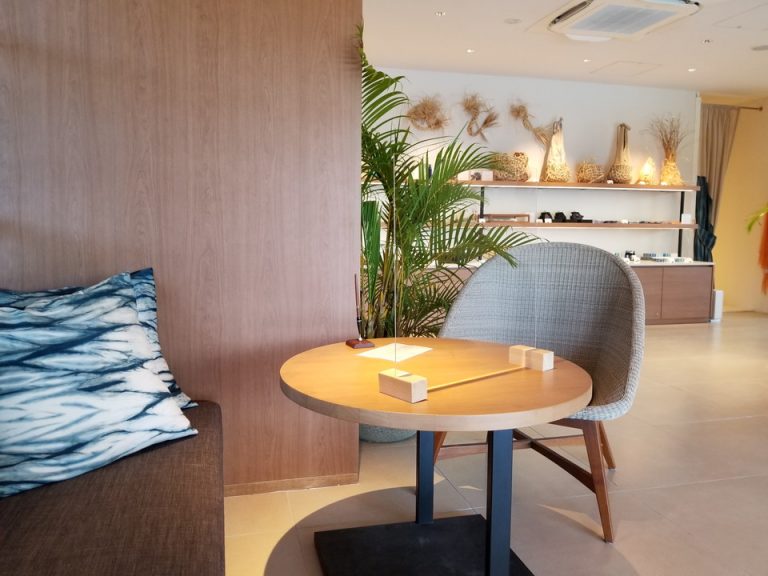 こちらでチェックインしました