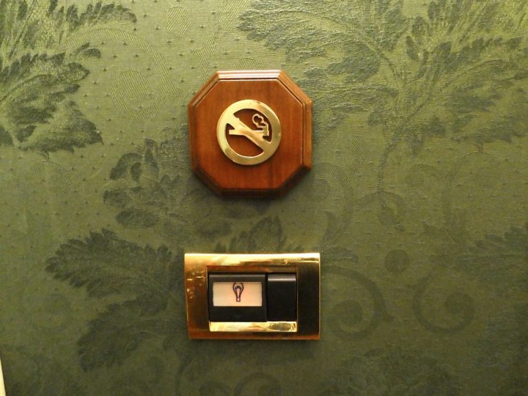 禁煙マークがありました。1