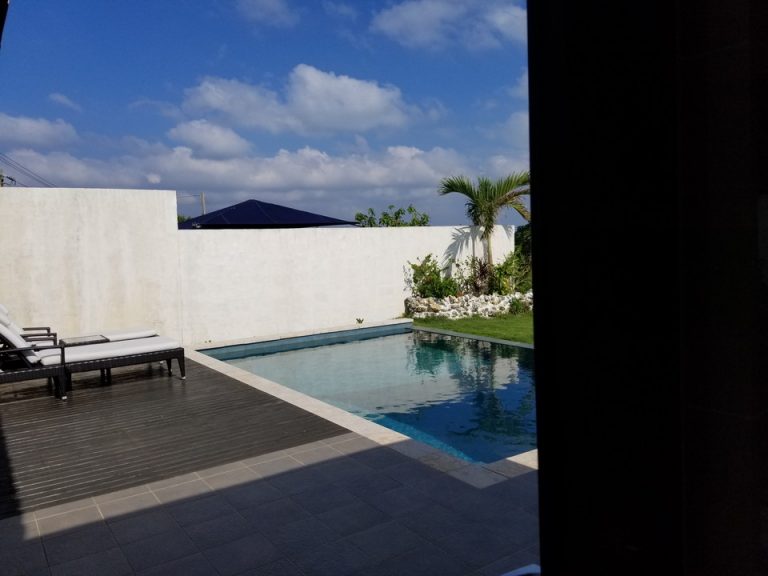 バスルームから外の眺め