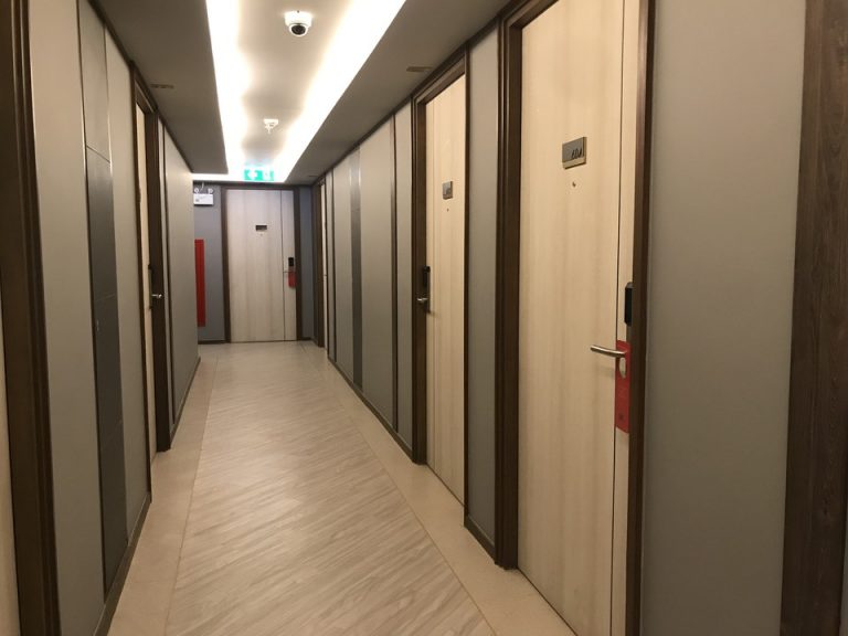 客室入口付近廊下