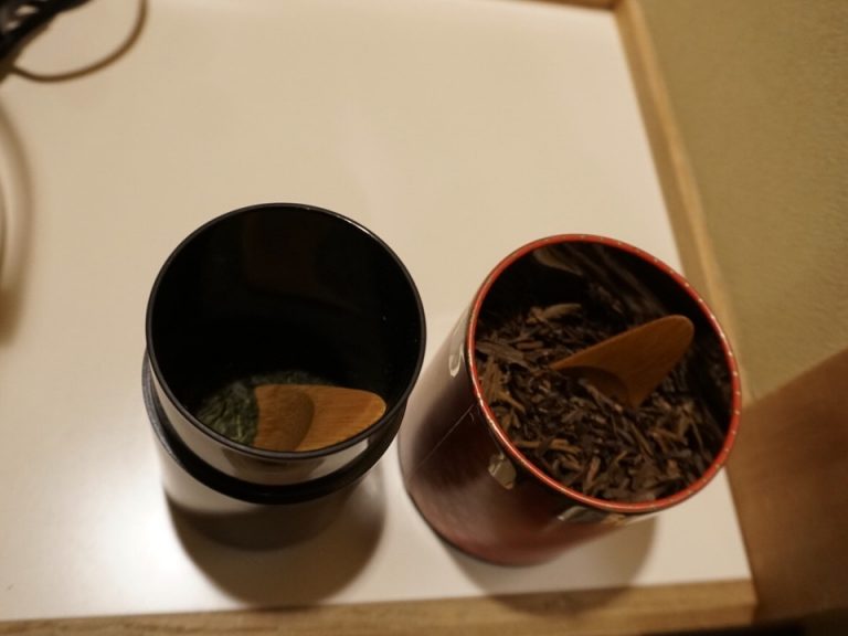 2種類のお茶がありました