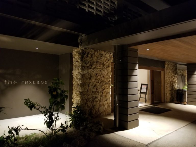 ライトアップされて綺麗